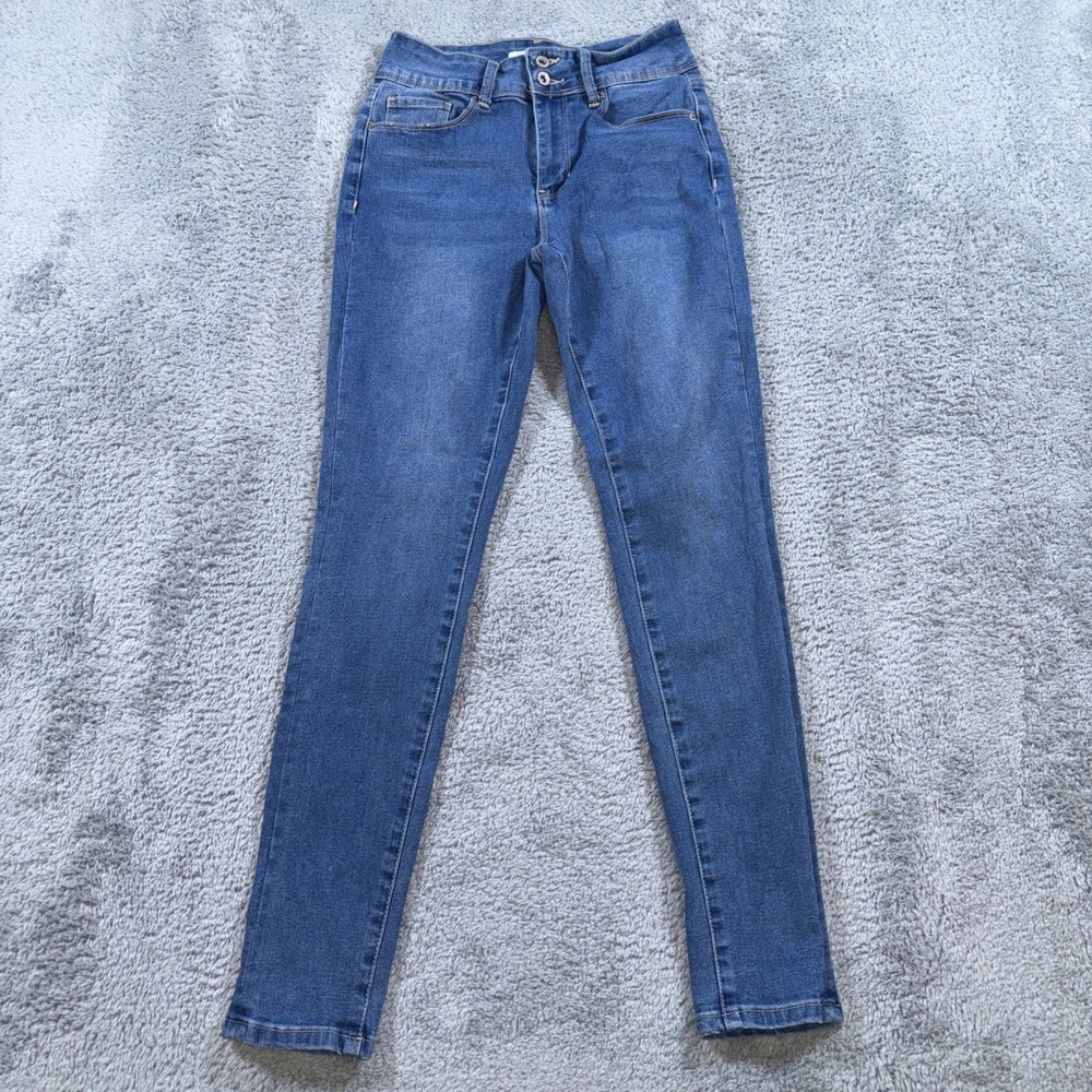 California Vintage Jeans Women's Sz 3/26 Stretch Mat. Skinny Blue Jeans